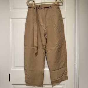 Banana Republic Wide-Leg Belted Pants